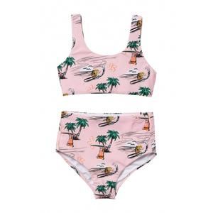 NEW SEAESTA SURF kid's spongebob tropical swimsuit in pink